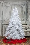 Artificial white PVC Christmas tree 180 cm