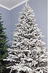 Artificial cast Viennese snow-covered Christmas tree 180 cm