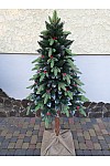 Künstlicher Weihnachtsbaum auf einem Baumstumpf, schneebedeckter Diamant, 200 cm