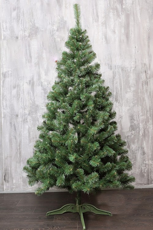 Artificial green PVC Christmas tree 150 cm