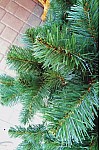 Artificial green PVC Christmas tree 150 cm