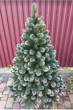 Künstlicher Elite-Weihnachtsbaum mit Zapfen 130 cm