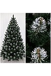 Snow-covered artificial PVC Christmas tree 200 cm