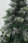 Combined artificial snow-covered Christmas tree Snow Diamant 220 cm