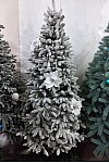 Christmas tree cast combined snow-covered Global Combi 180 cm