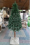 Albero di Natale verde su ceppo Premium 200 cm