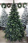 Artificial snow-covered tree with cast branch and viburnum Diamand Mix 220 cm