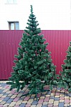 Artificial green PVC Christmas tree 250 cm