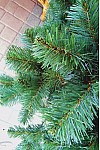 Artificial green PVC Christmas tree 180 cm