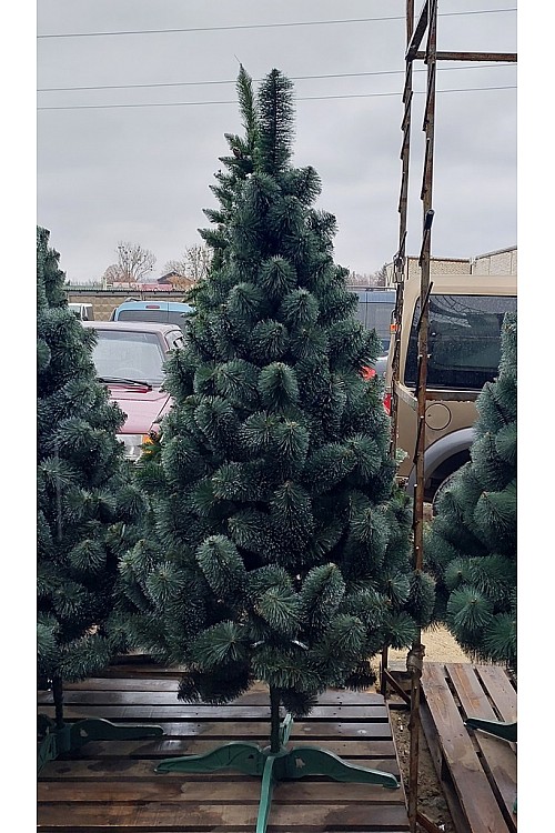 Choinka sztuczna ośnieżona puszysta o średnicy 130 cm