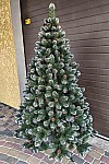 Elite artificial Christmas tree with cones 220 cm