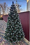 Künstlicher Weihnachtsbaum mit Viburnum und Zapfen 150 cm