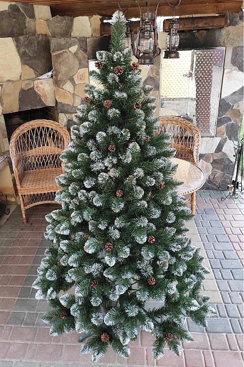 Albero di Natale artificiale Elite con pigne 150 cm